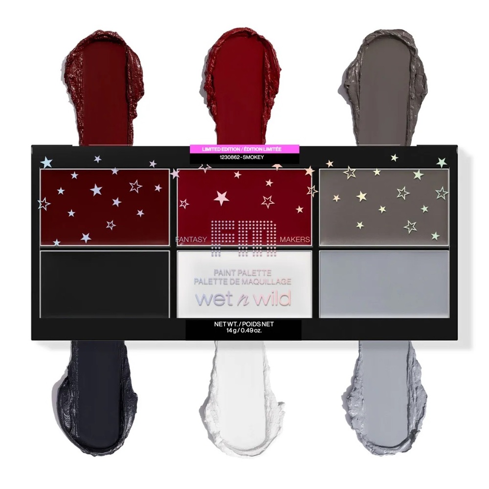 Wet & Wild Fantasy Makers Face & Body 6-Color Paint Palette - Smokey